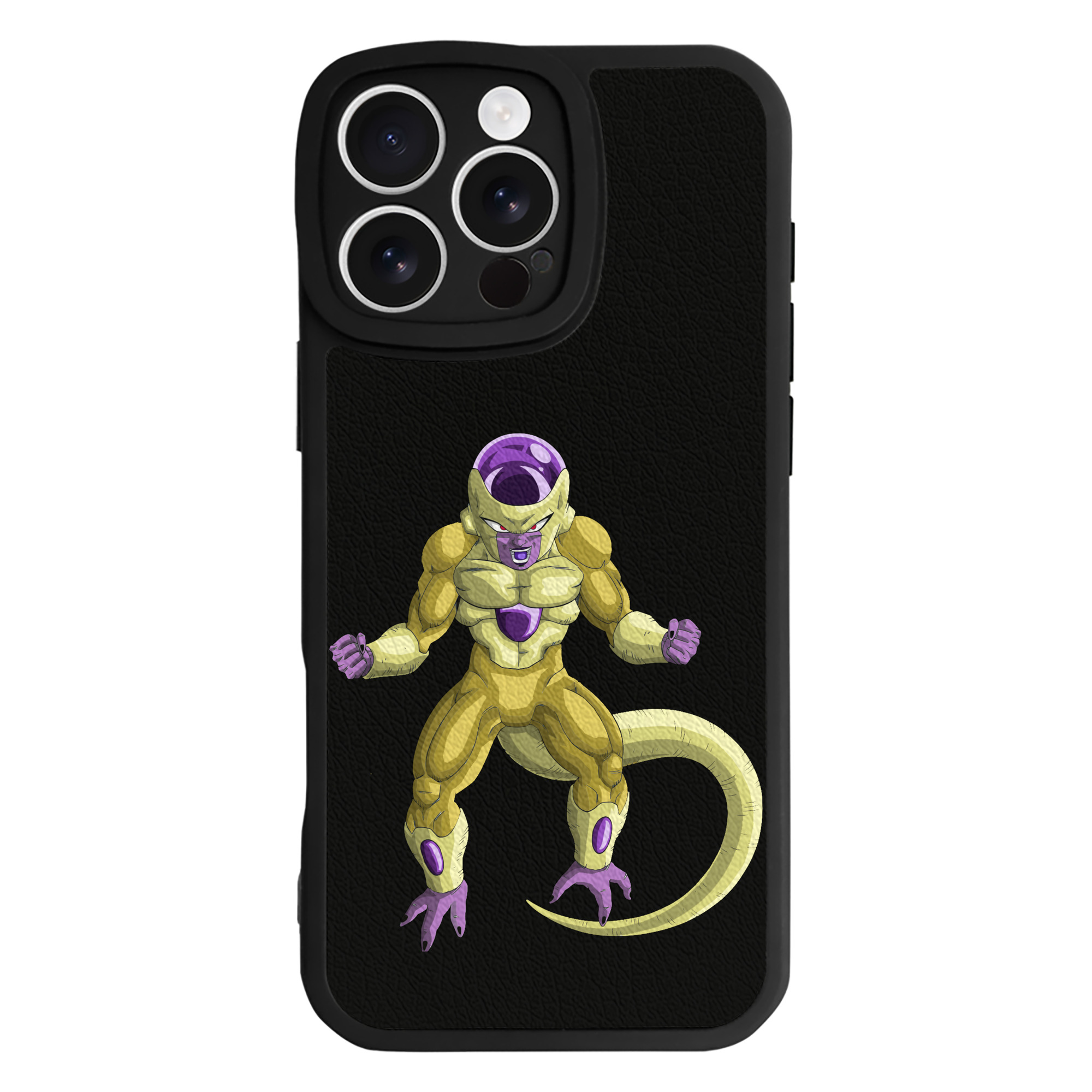 （画像用） ドラゴンボール フリーザ DRAGON BALL Frieza 【iPhone 16シリーズ対応】シリコンスマホケース（レザー調） 材質：シリコン